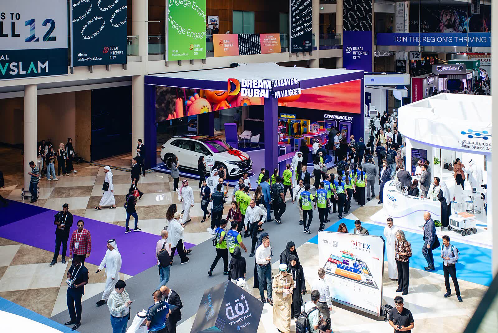 Dubai trade-show floor