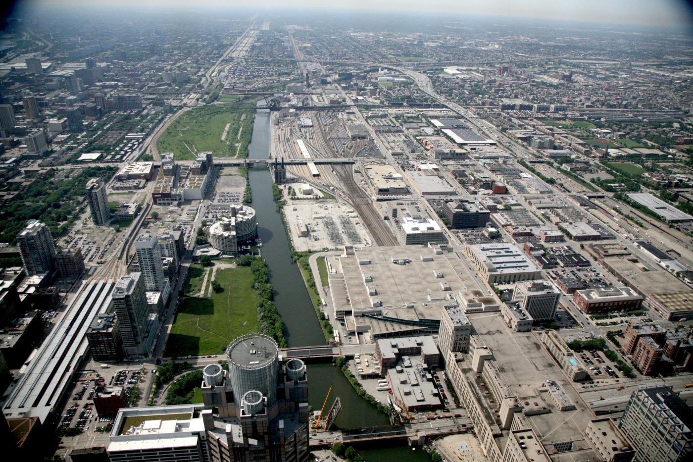 Chicago viewed from the Willis Tower in 2010